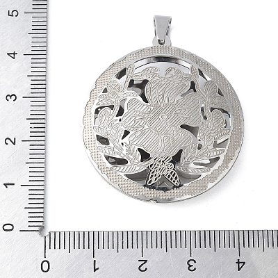 304 Stainless Steel Pendants STAS-S162-05P-1
