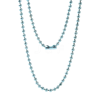 Iron Ball Bead Chains CH-E002-2.4mm-Y03A-1