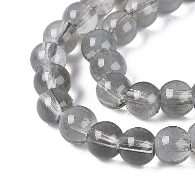 Acrylic Imitation Cat Eye Beads Strands OACR-Q197-01A-02-1