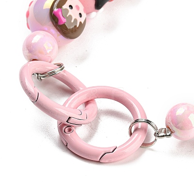 Hand Painted Acrylic with Enamel Beads MACR-K354-36-1