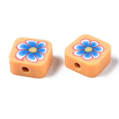 Handmade Polymer Clay Beads CLAY-N008-034F-1