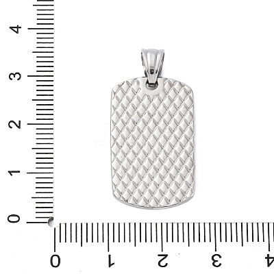 304 Stainless Steel Enamel Pendants STAS-U043-06B-P-1