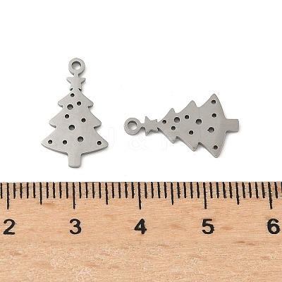 Christmas 201 Stainless Steel Pendants STAS-P428-01A-P-1