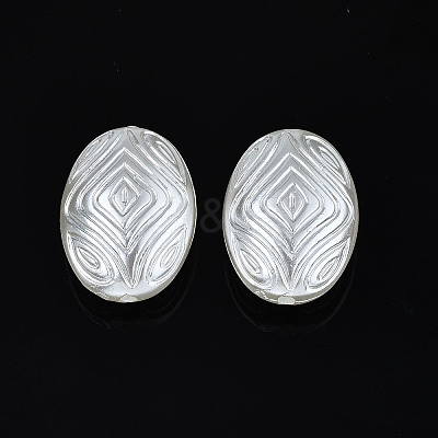 ABS Plastic Imitation Pearl Beads OACR-N008-127-1