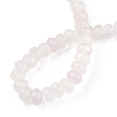 Natural Rose Quartz Bead Strands G-R402-4x6-16-1