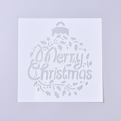 Plastic Reusable Drawing Painting Stencils Templates DIY-G027-C01-1