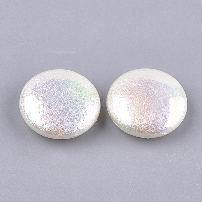 Acrylic Imitation Pearl Beads OACR-S024-10-1