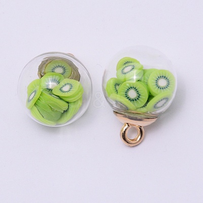 Transparent Glass Globe Pendants LS-GLAA-TAC0003-03B-1