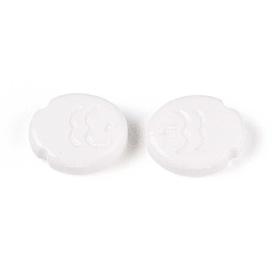 Handmade Porcelain Ceramic Beads PORC-T133-24G-1