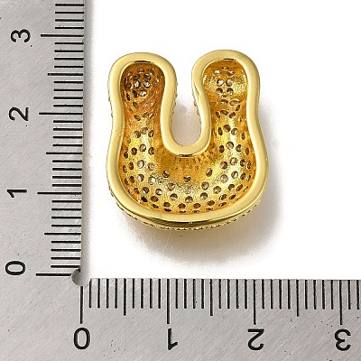Brass with Cubic Zirconia Pendants KK-Q818-02U-G-1