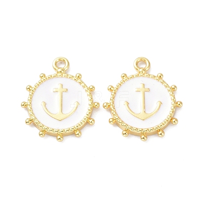 Eco-Friendly Stainless Steel Enamel Pendants STAS-C031-02G-05-1