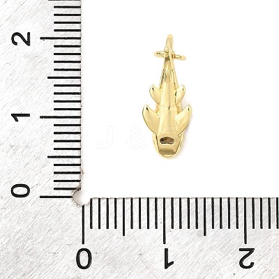 Brass Micro Pave Cubic Zirconia Pendants KK-A266-49A-G-1