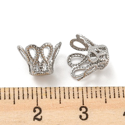 Non-Tarnish 316 Surgical Stainless Steel Bead Caps STAS-Q310-09A-P-1
