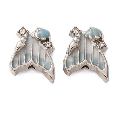 Alloy Enamel Pendants RB-CBAC8D9-04P-05-1