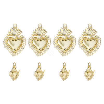 Rack Plating Brass Pendants KK-HS0001-78-1