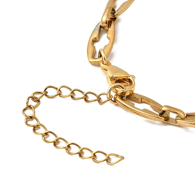 304 Stainless Steel Hollow Cross-Linked Chain Bracelets for Men BJEW-JB12295-02-1