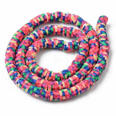 Handmade Polymer Clay Beads Strands CLAY-N008-010L-1