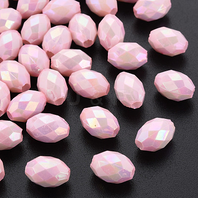 Opaque Acrylic Beads TACR-S153-32I-08-1