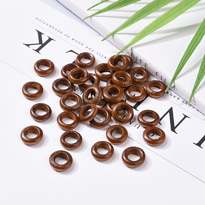 Donut Wooden Linking Rings WOOD-Q014-12mm-07-LF-1