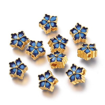 Alloy Enamel Beads PALLOY-P131-05G-A-1