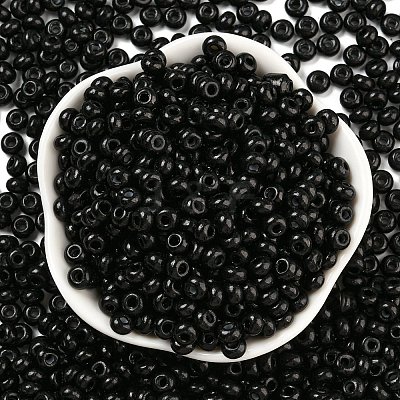 Imitation Jade 3/0 Glass Seed Beads SEED-Z001-A-B16-1