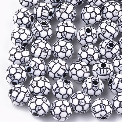 Craft Style Acrylic Beads MACR-T023-19-1