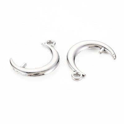 Tibetan Style Alloy Peg Bails Pendants TIBEP-N010-009AS-RS-1