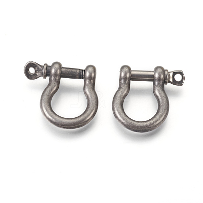 304 Stainless Steel Screw D-Ring Anchor Shackle Clasps STAS-E446-29AS-1
