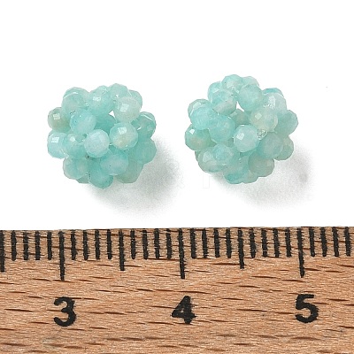 Natural Amazonite Woven Beads GG-CBA2E9C-F23-01-1