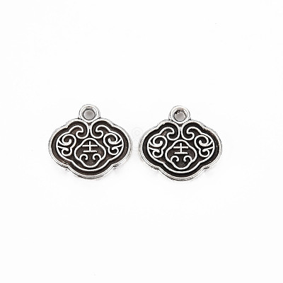 Tibetan Style Alloy Charms TIBE-S320-210AS-1
