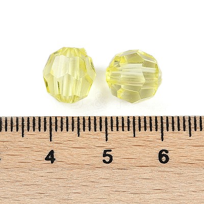 Transparent Acrylic Beads OACR-Q015-02C-1