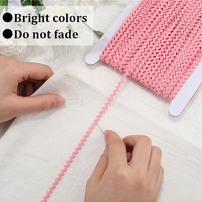40M Polyester Wavy Fringe Trim Ribbon OCOR-GF0004-39C-1