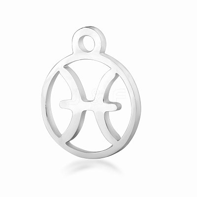 Non-Tarnish 201 Stainless Steel Charms STAS-T014-T505-12-1