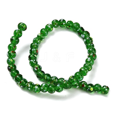 Handmade Lampwork Beads Strands LAMP-H071-01A-02-1
