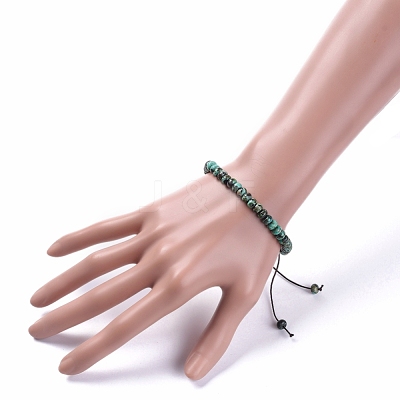 Braided Bead Bracelets BJEW-JB04913-04-1