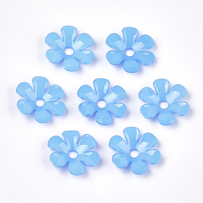 Opaque AS Plastic Bead Caps MACR-S365-06D-1