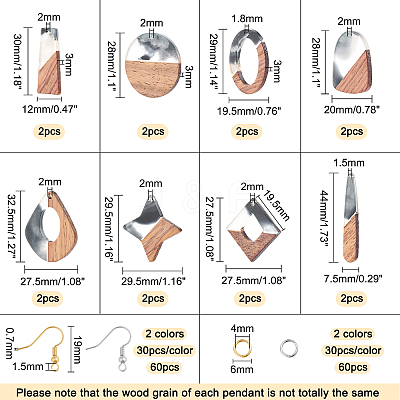 DIY Dangle Earring Making Kits DIY-OC0005-82-1