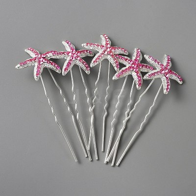 Wedding Bridal Hair Forks OHAR-WH0021-13D-S-1
