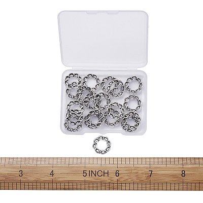 Tibetan Style Alloy Bead Frames TIBEB-TA0001-05-1
