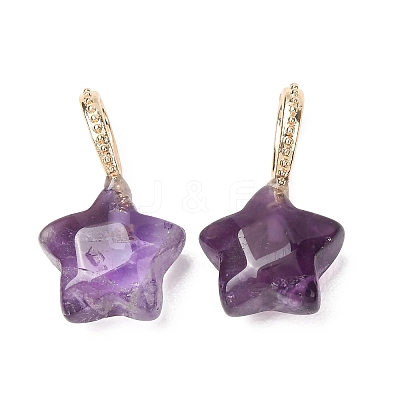 Natural Amethyst Pendants GG-CBAE2A3-02G-02-1