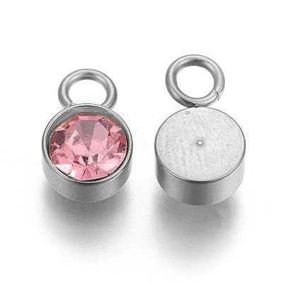 Glass Rhinestone Charms STAS-F189-P12-1