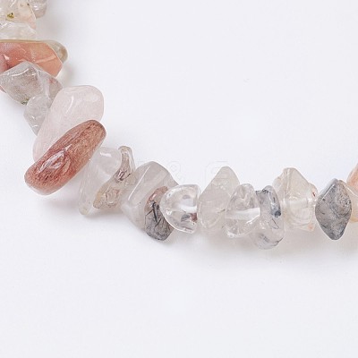 Natural Rutilated Quartz Stretch Bracelets X-BJEW-JB03681-05-1