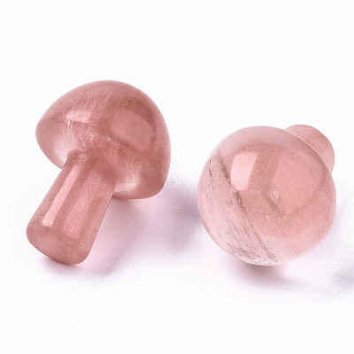 Cherry Quartz Glass GuaSha Stone G-N0325-02R-1