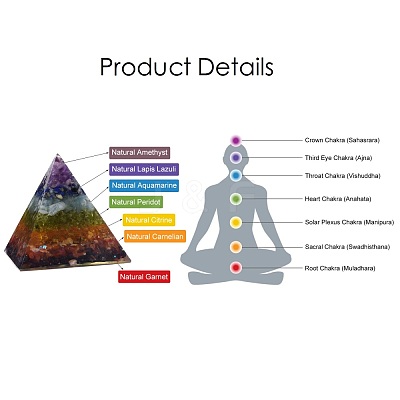Yoga Chakra Jewelry DJEW-L014-H01-1