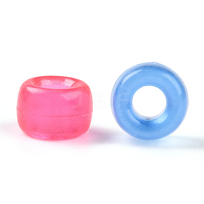 Transparent Luminous Acrylic Beads X-OACR-N137-33-1