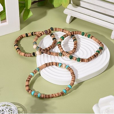 Stretch Bracelets BJEW-JB07018-1