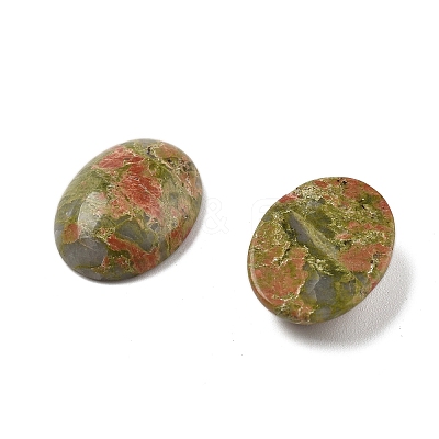 Natural Unakite Cabochons G-C115-01A-45-1