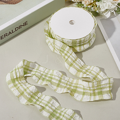 1 Roll Polyester Ruffled Ribbon SRIB-CY0001-14A-1