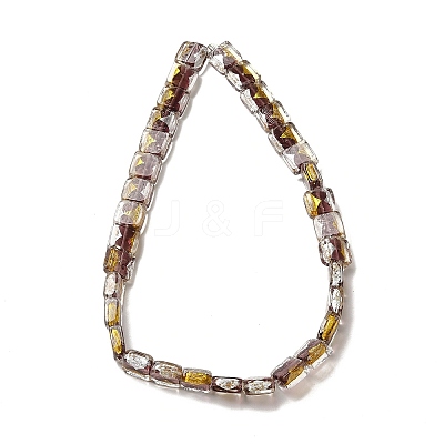 Handmade Gold Foil and Silver Foil Lampwork Beads FOIL-C001-01A-04-1