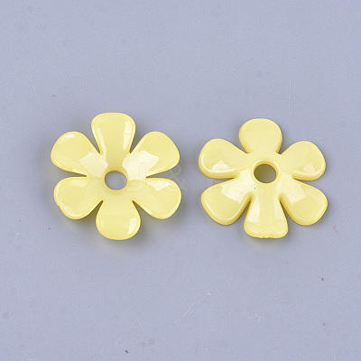 Opaque AS Plastic Bead Caps MACR-S365-06H-1